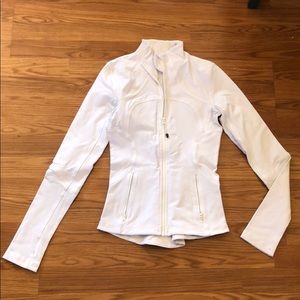 Lululemon white zip up! Size 4